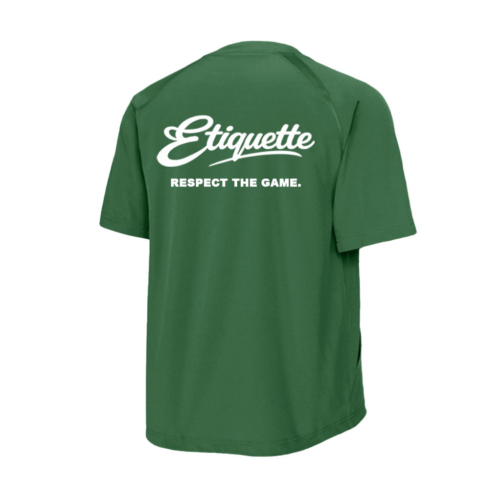 Play with Etiquette- 1/2 Zip Jacket (green)