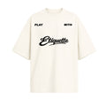 Play with etiquette - Tee (Off-white)