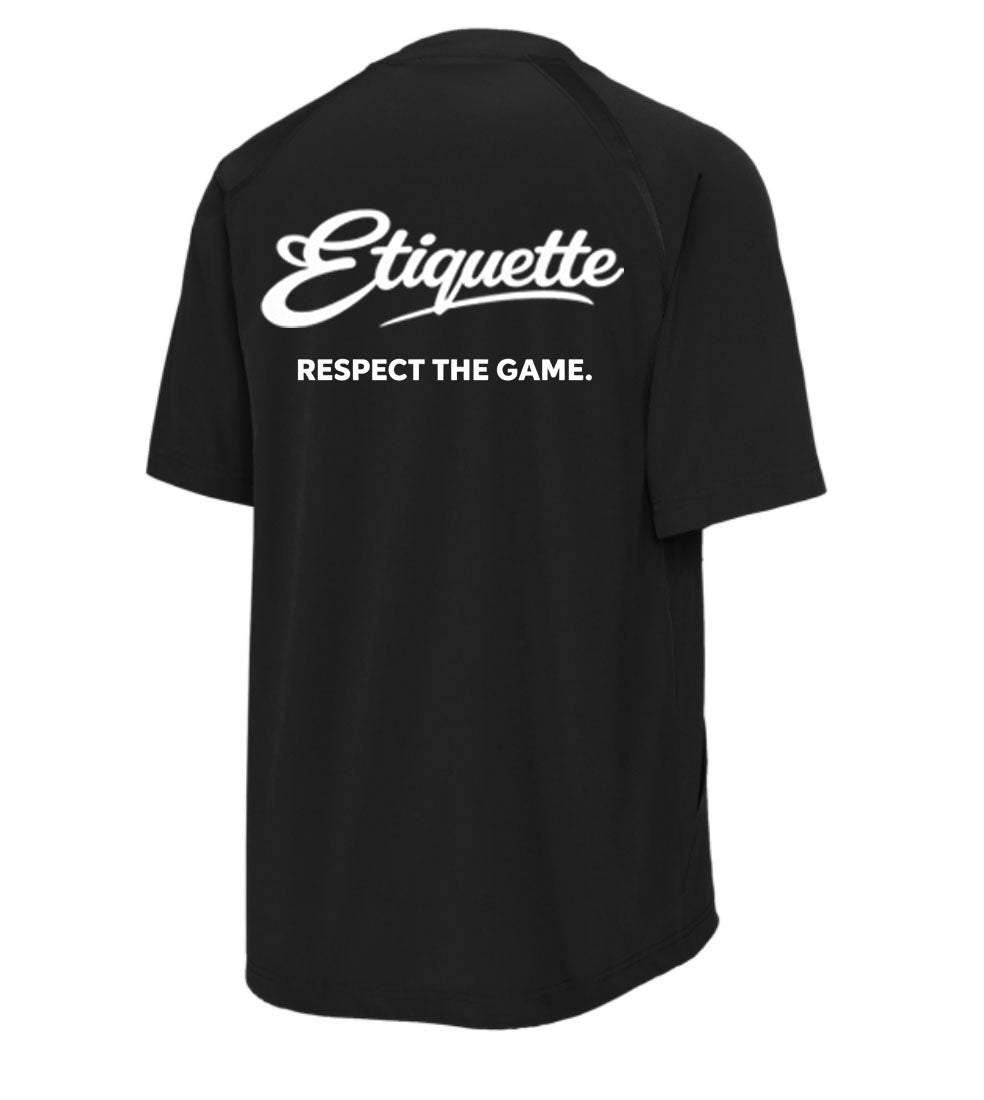 Play with Etiquette- 1/2 Zip Jacket (blk)